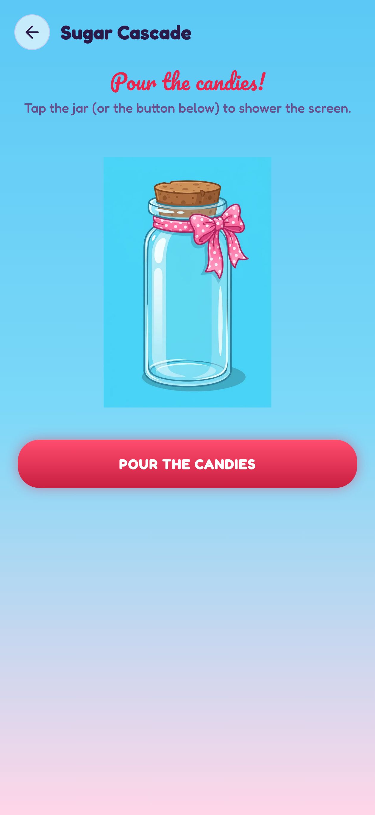 Sugar-Rush Cascade jar